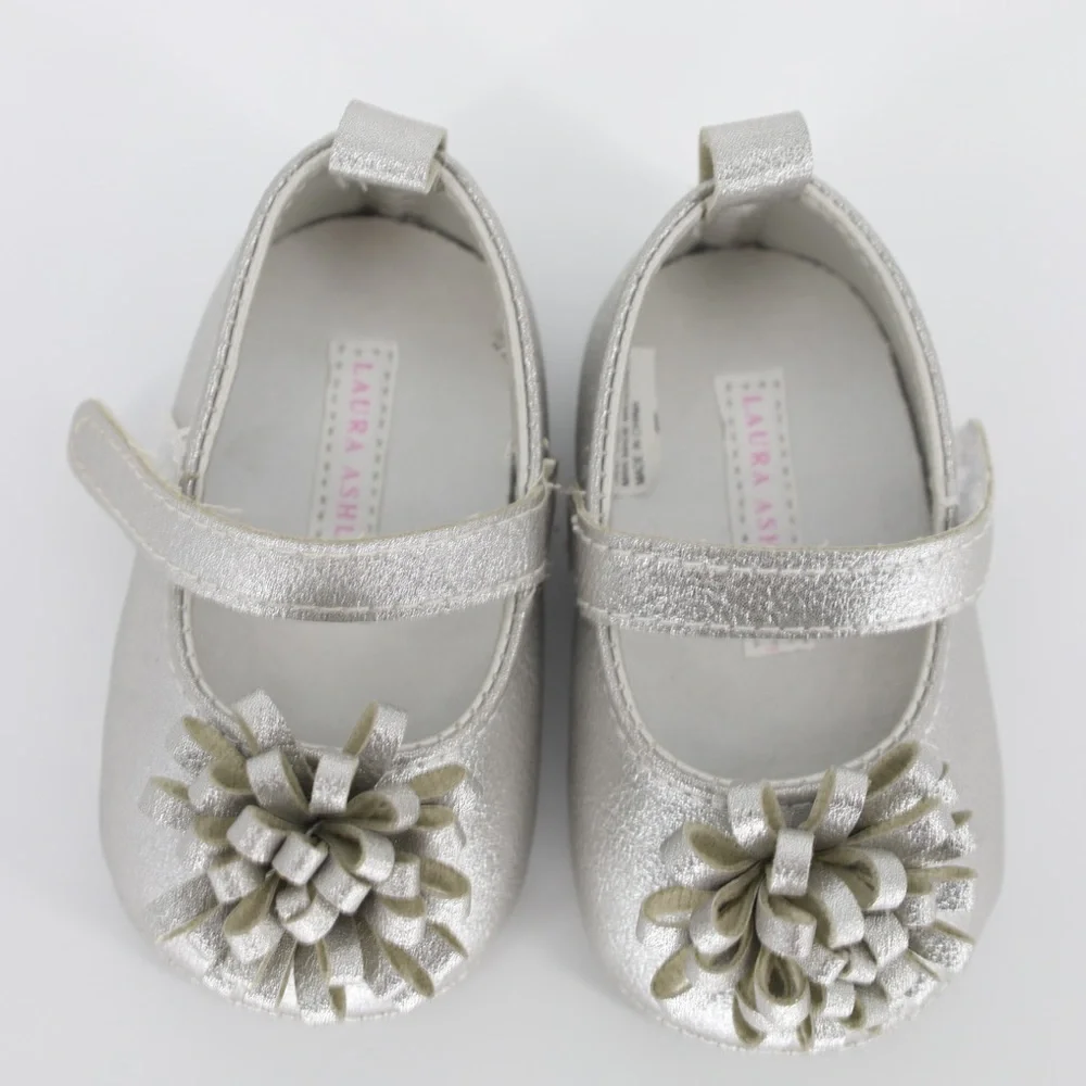Laura Ashley Mary Jane Shoes‎ in Silver